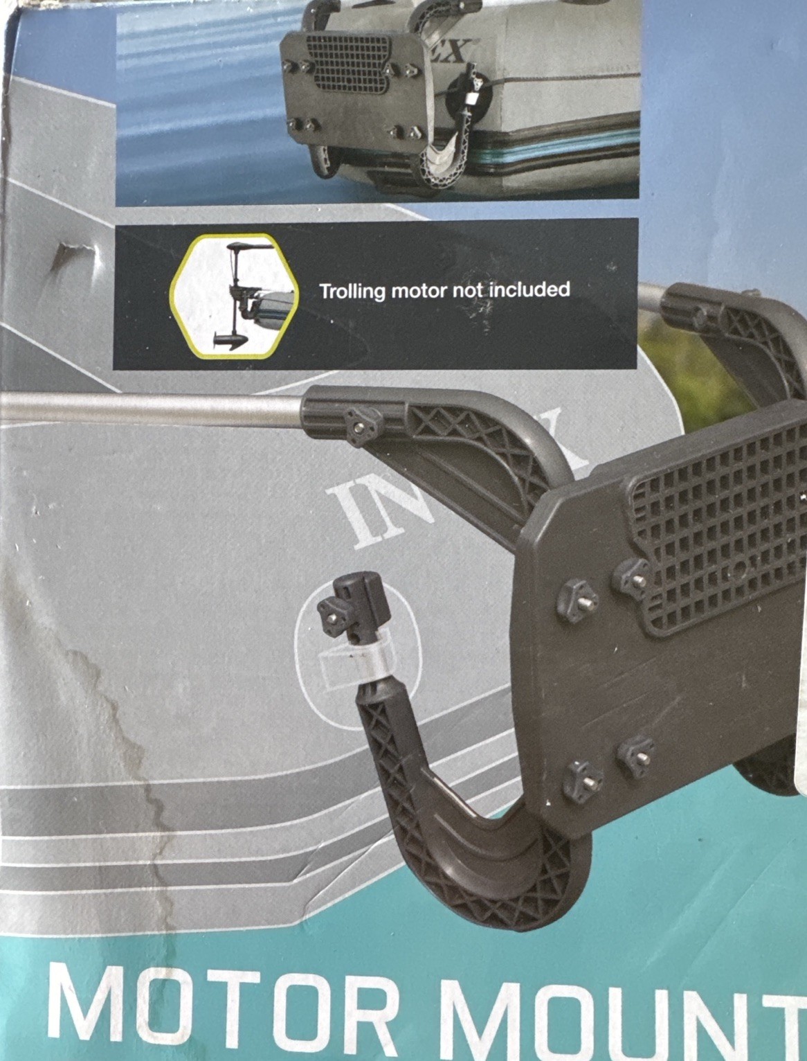 INTEX Motor Mount Kit for Inflatable Boats Fits Up to 3HP Motor NEW IN BOX