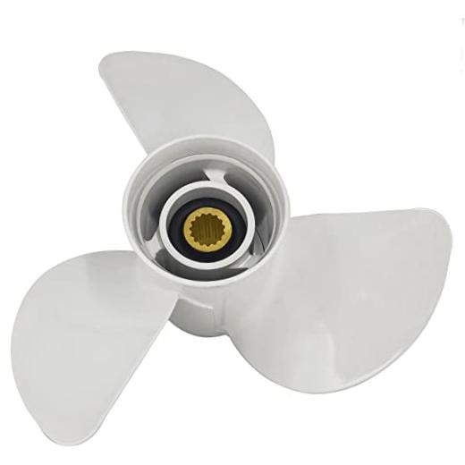 13 1/4×17-K Aluminum Boat Motor Propeller – Replaces 6E5-45945-01-EL