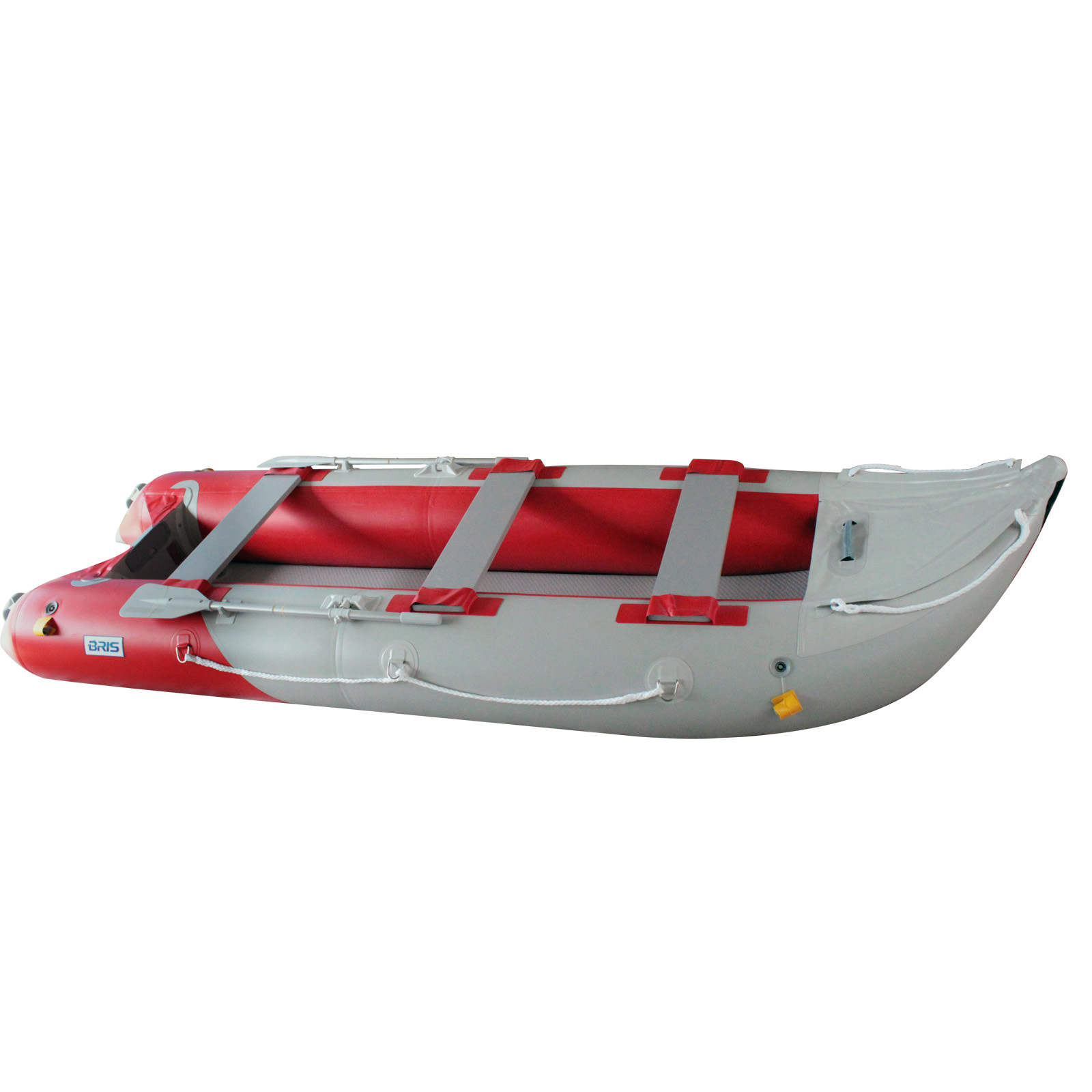 BRIS 14.1Ft Inflatable Kayak Fishing Tender Inflatable Pontoon Boat Canoe