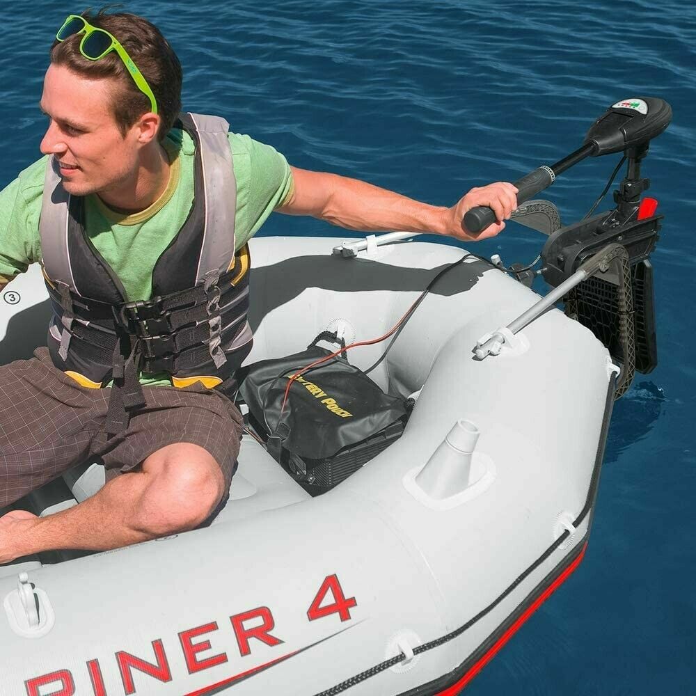Intex Boat Motor Mount Kit for Inflatable Fishing Boat (2 Pack) Seahawk 2,3,4