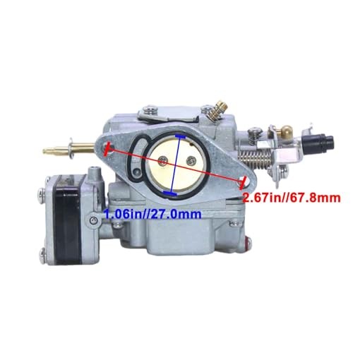 Boat Motor Carburetor 6L2-14302-11 for Yamaha 2-Stroke 20HP 25HP Outboard |