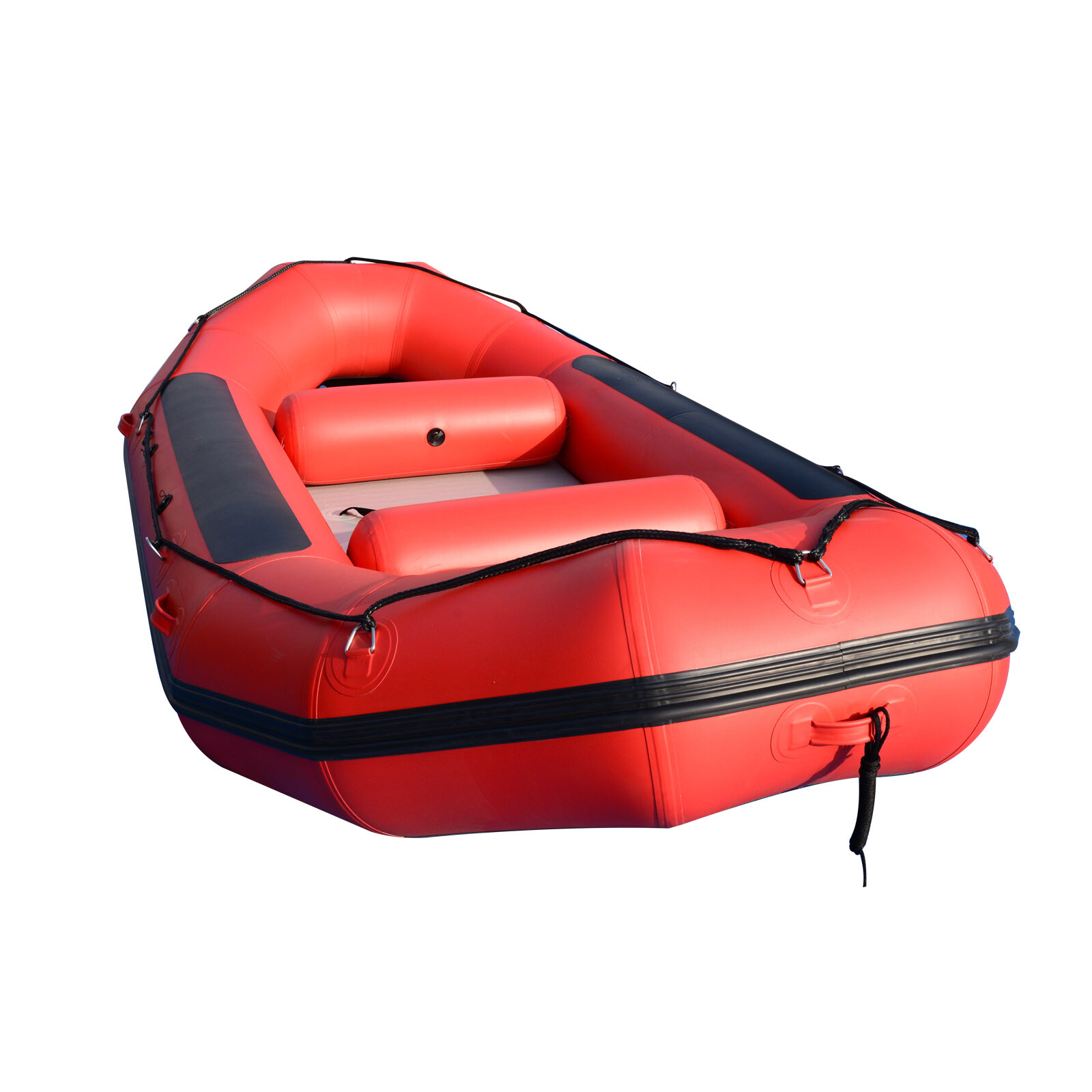 BRIS 13ft Inflatable River Raft 6 Person White Water Rescue Raft FloatingTubes