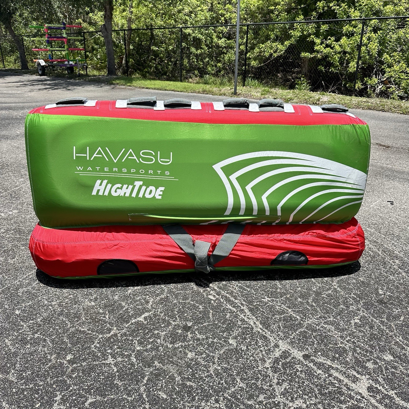 Towable Tube for Boat 1-3 Person Inflatable Raft w/ Rope Pump 510 lb Cap