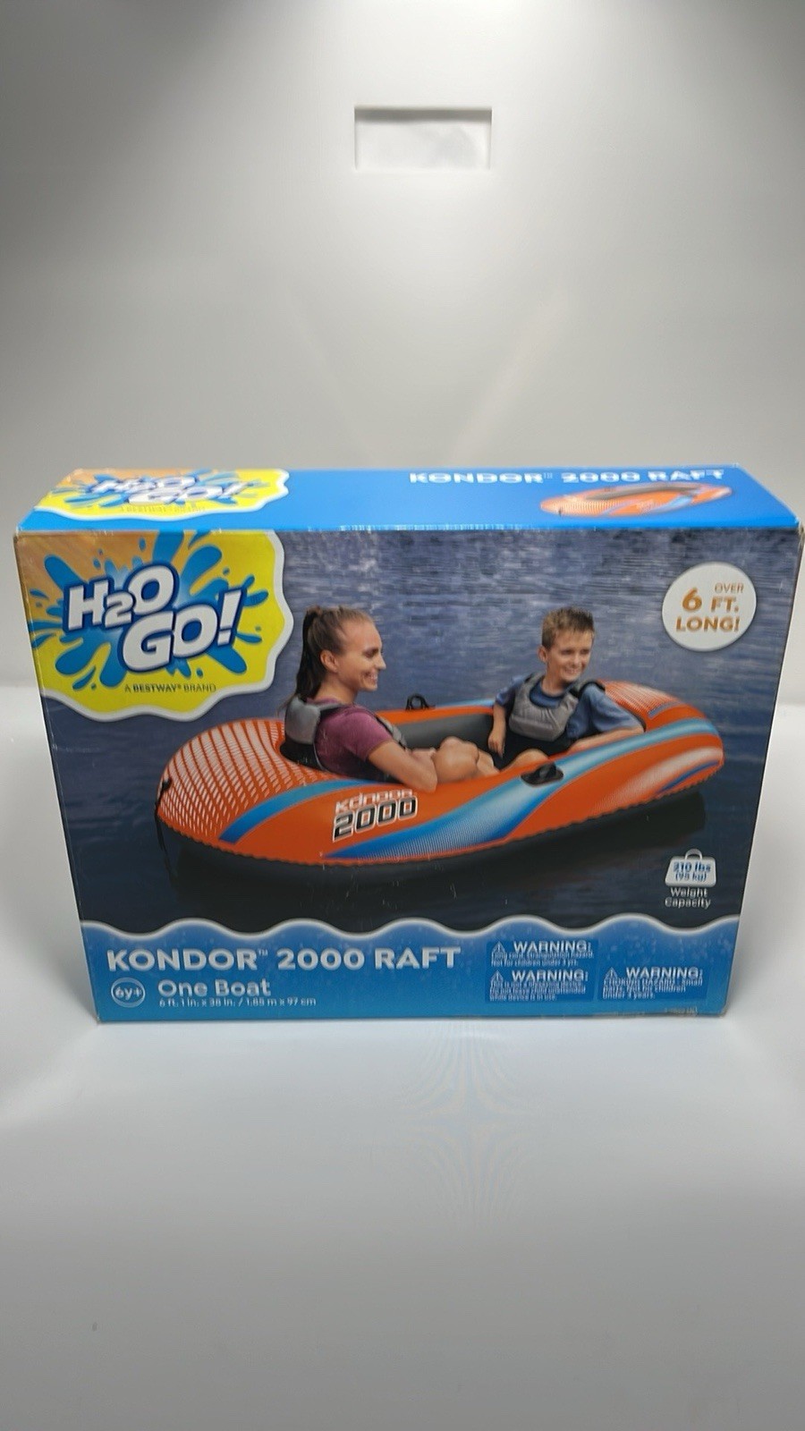 NEW Bestway H2OGO Kondor 2000 Inflatable Raft Boat 6ft 1in Factory Sealed Box