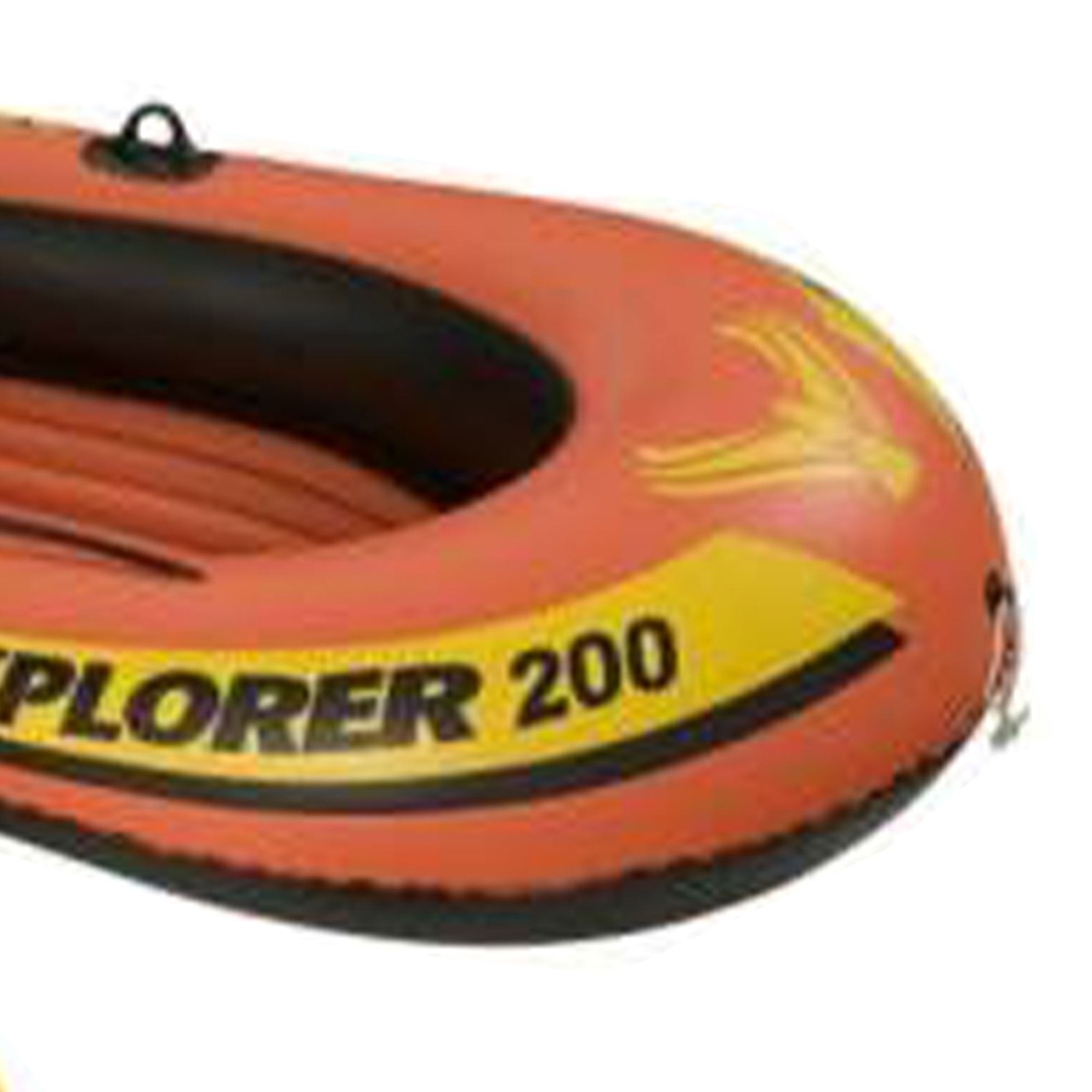 Inflatable 2 Person Raft Boat Set with Oars and Pump Outdoor Water Fun (2 Pack)