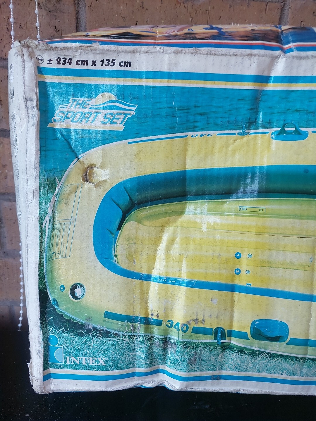 Vintage Intex The Sport Set Seahawk 340 3 Person Inflatable 1998 AU Stock