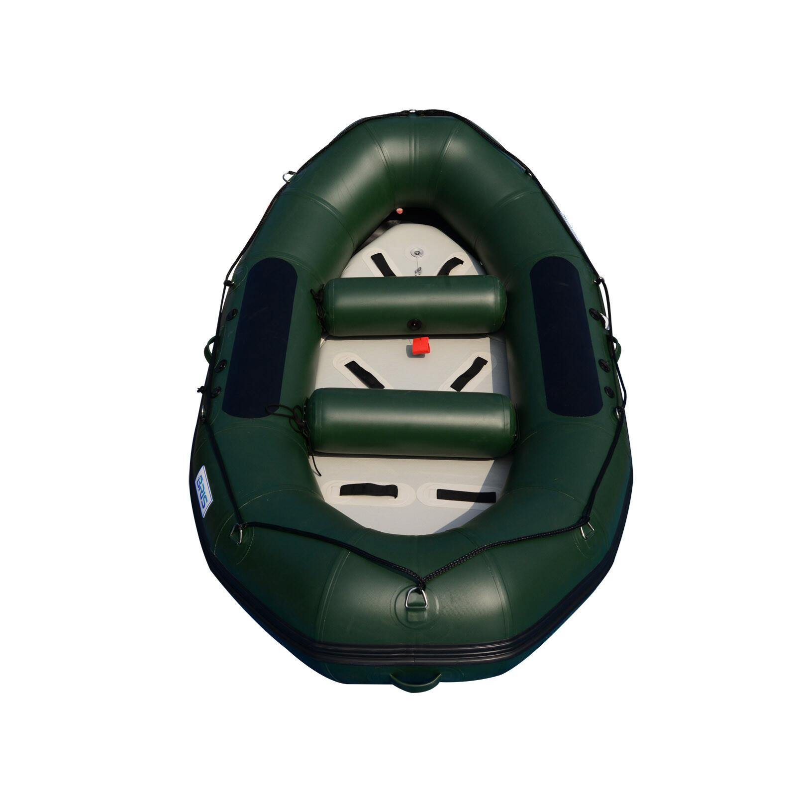BRIS 9.8ft Inflatable White Water River Raft 2 Person Self Bailing Raft Dinghy