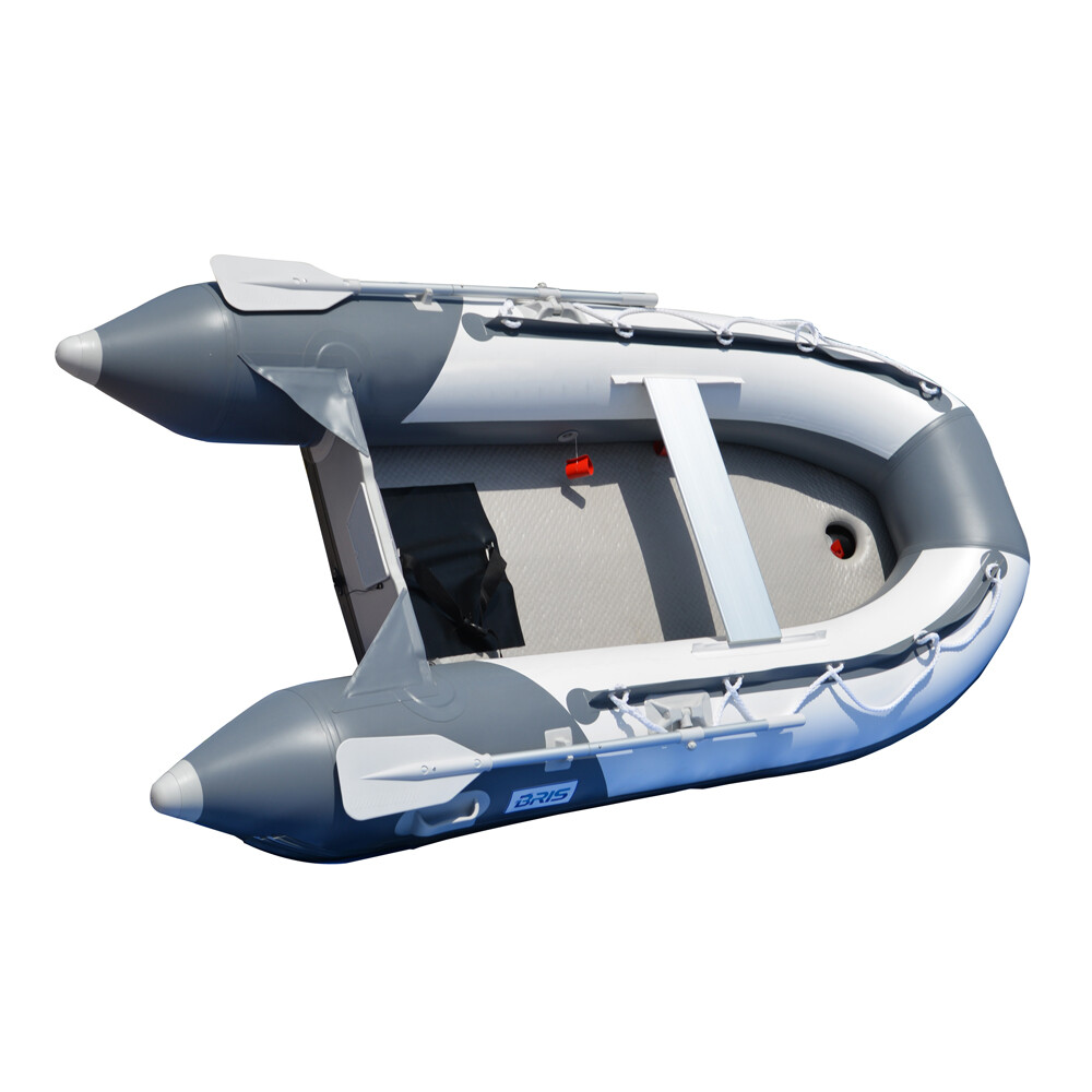 BRIS 8.2 ft Inflatable Boat Pontoon Dinghy Tender With Air-deck Floor