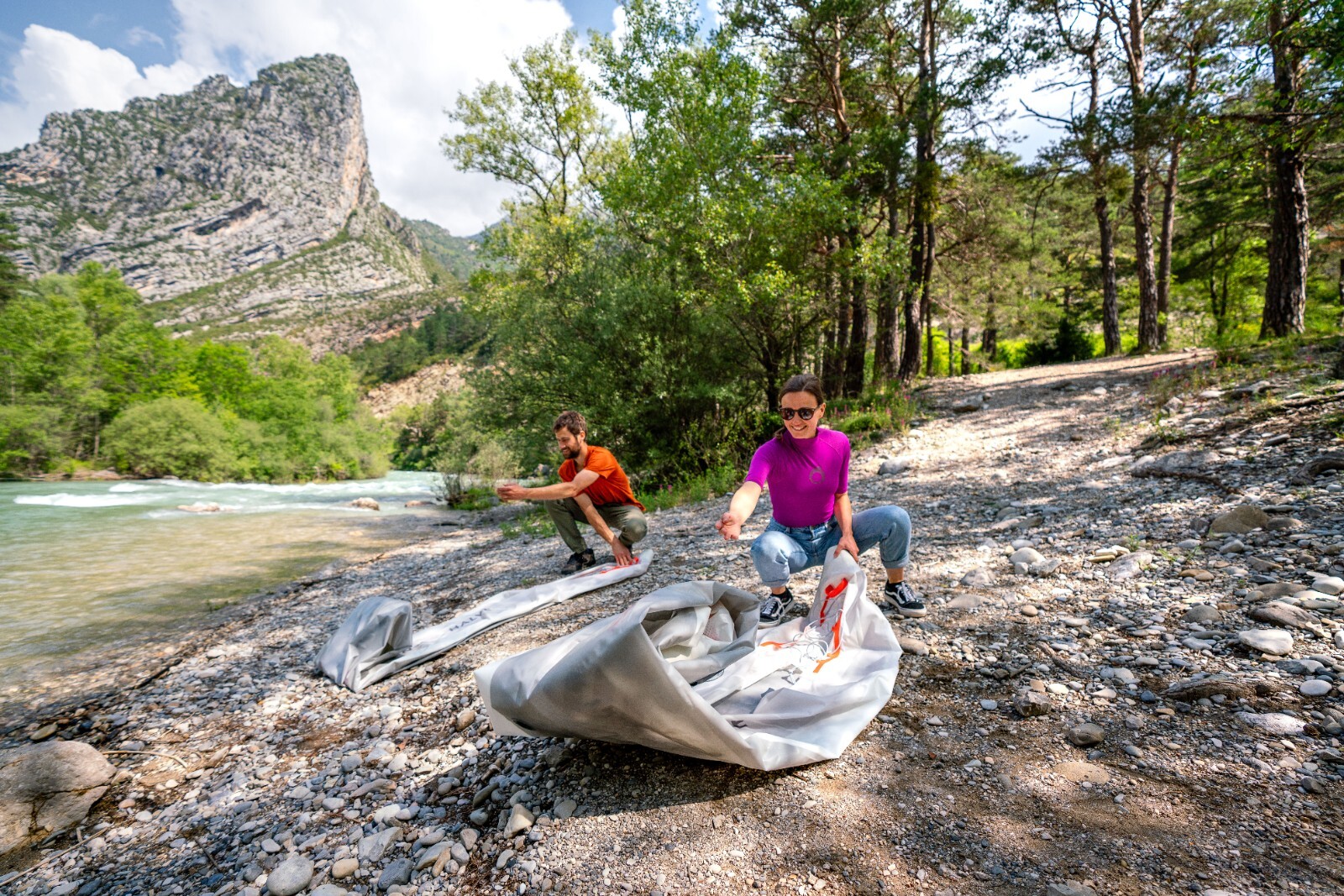 AQUA MARINA HALVE 398 INFLATABLE ULTRA LIGHT PACKAYAK KAYAK PREMIUM TPU 13ft