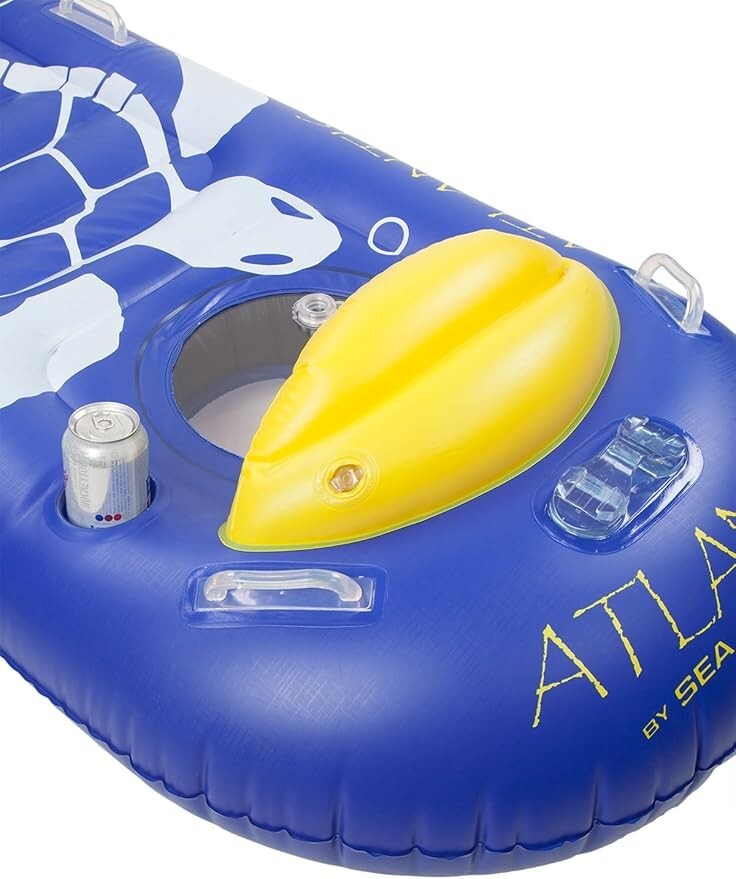 Sea Window Atlantis – Snorkeling Raft with Video Mount and Cupholder