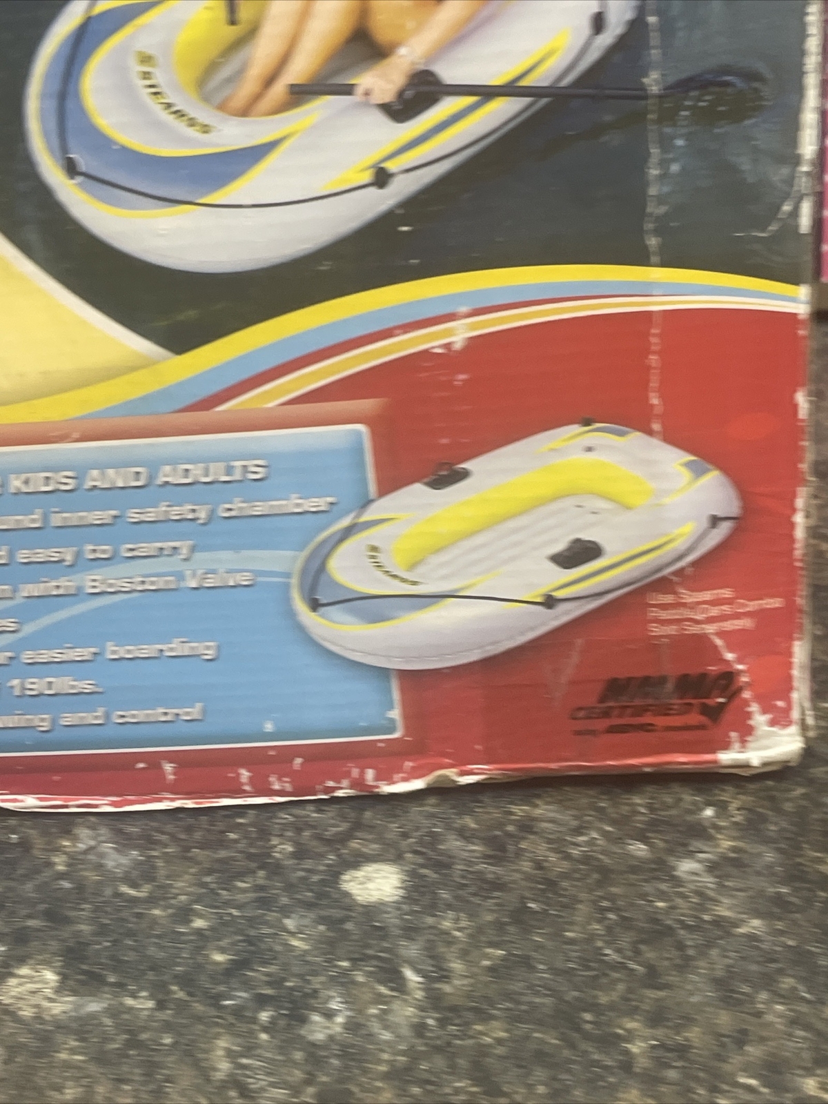 Stearns Inflatable One Person Boat Lightweight Design New Fast Shipping