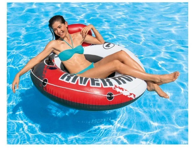 Intex River Run I 53 inch Inflatable Water Float | Two Pack | COLORS MAY VARY