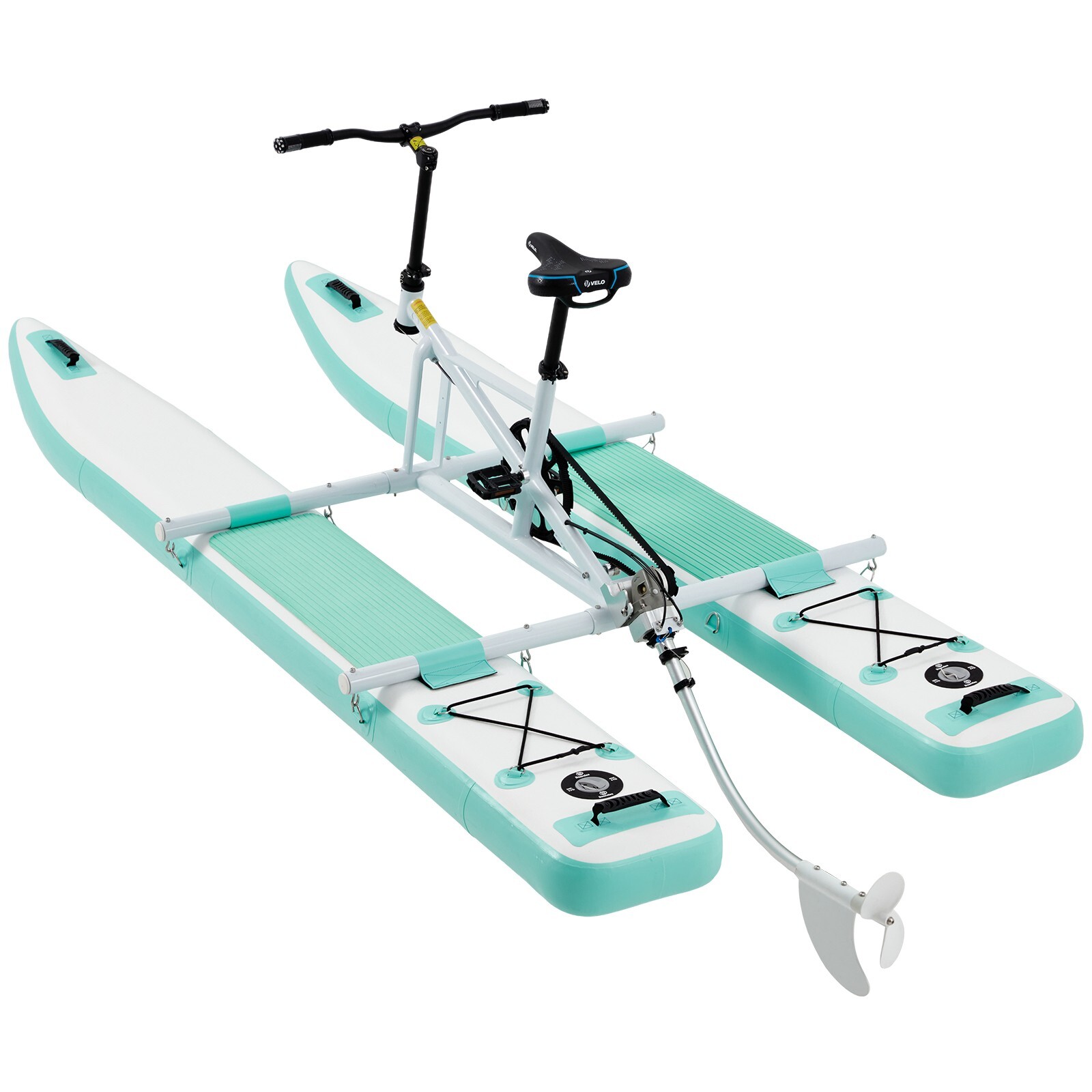 Danrelax Inflatable Water Bike, 2-in-1 Kayak Bikeboat Hybrid, Portable & Durable