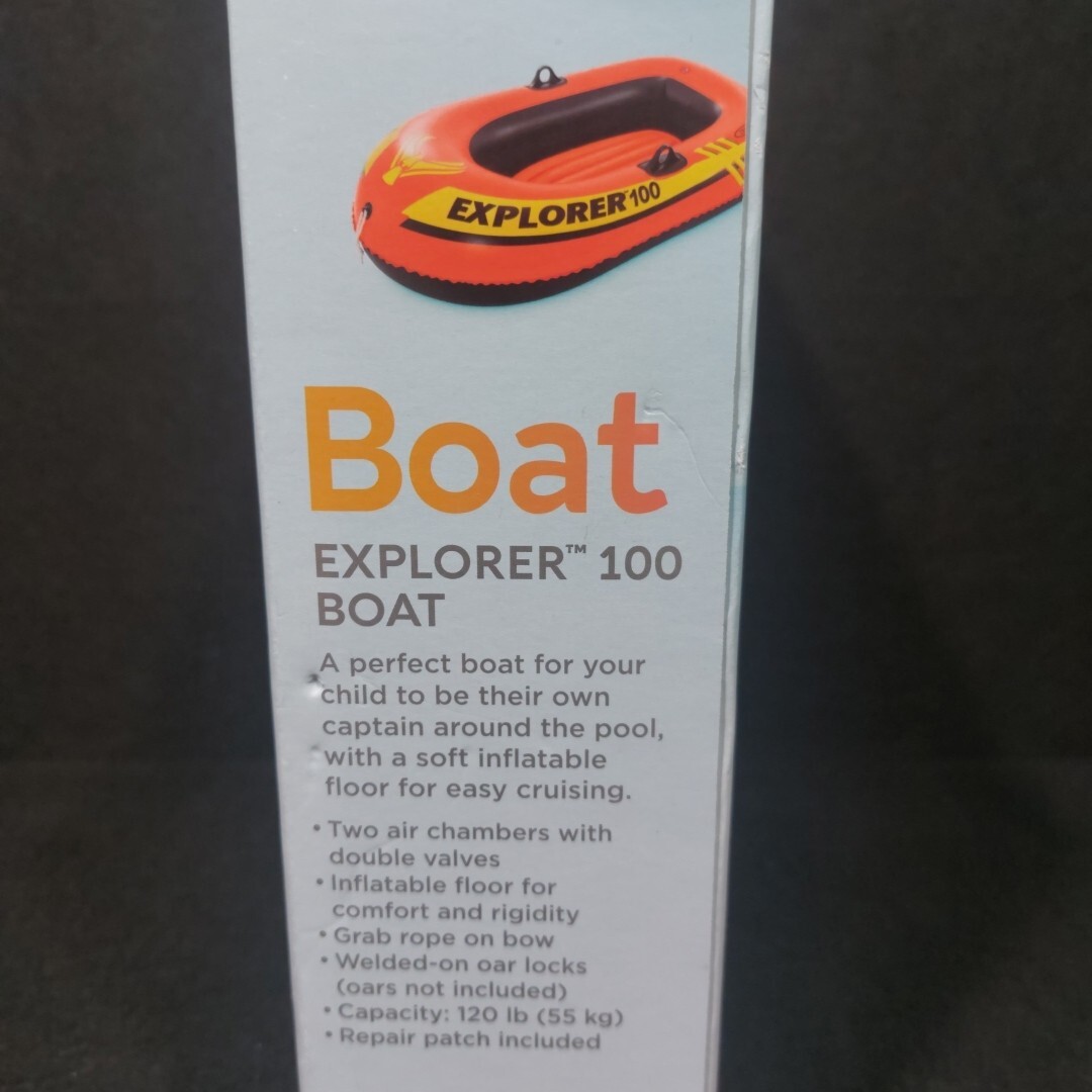 Intex 58″ x 33″ Explorer 100 Inflatable Swimming Pool Boat Raft Float
