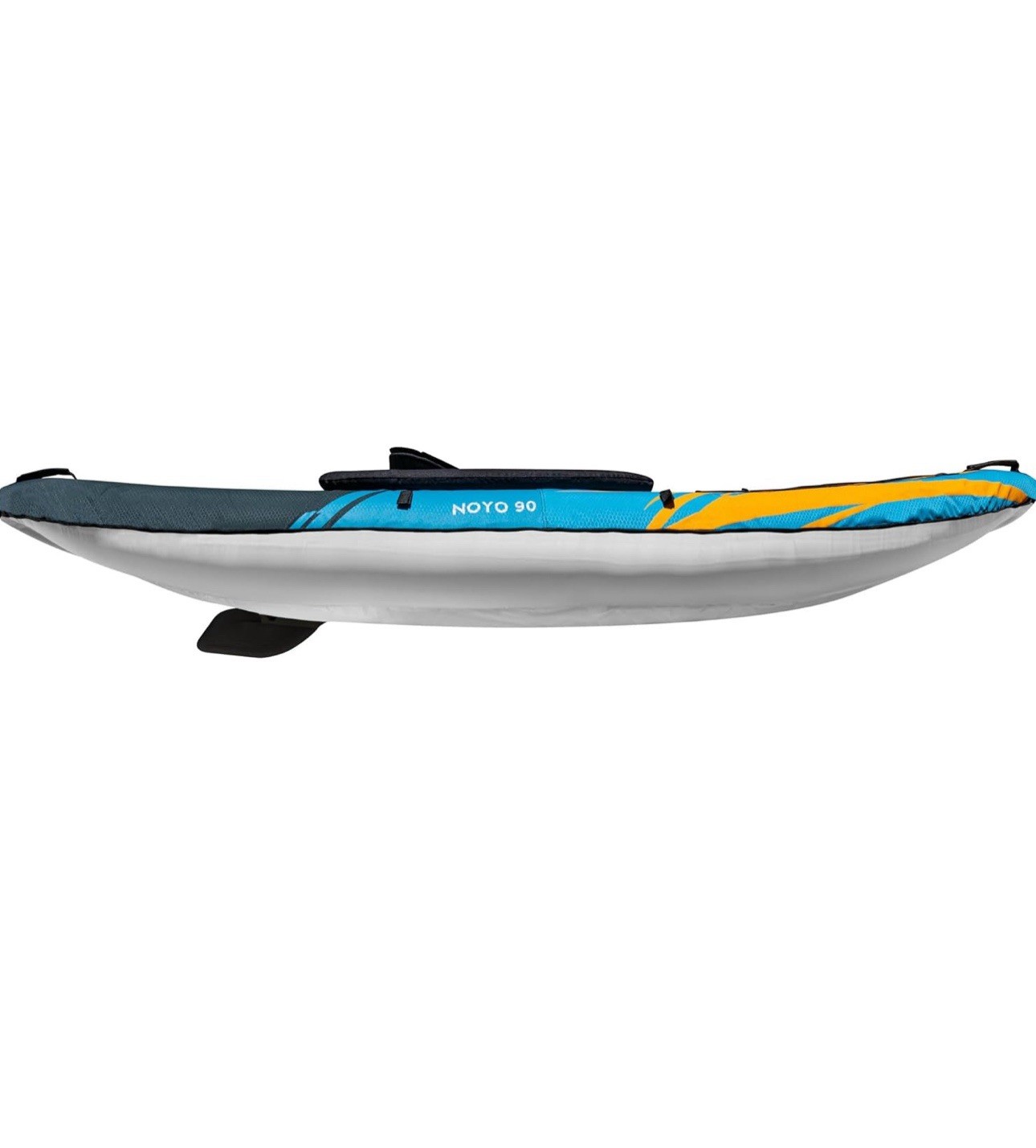 Aquaglide Noyo 90 Inflatable Kayak – 1 Person Touring Kayak with Bag