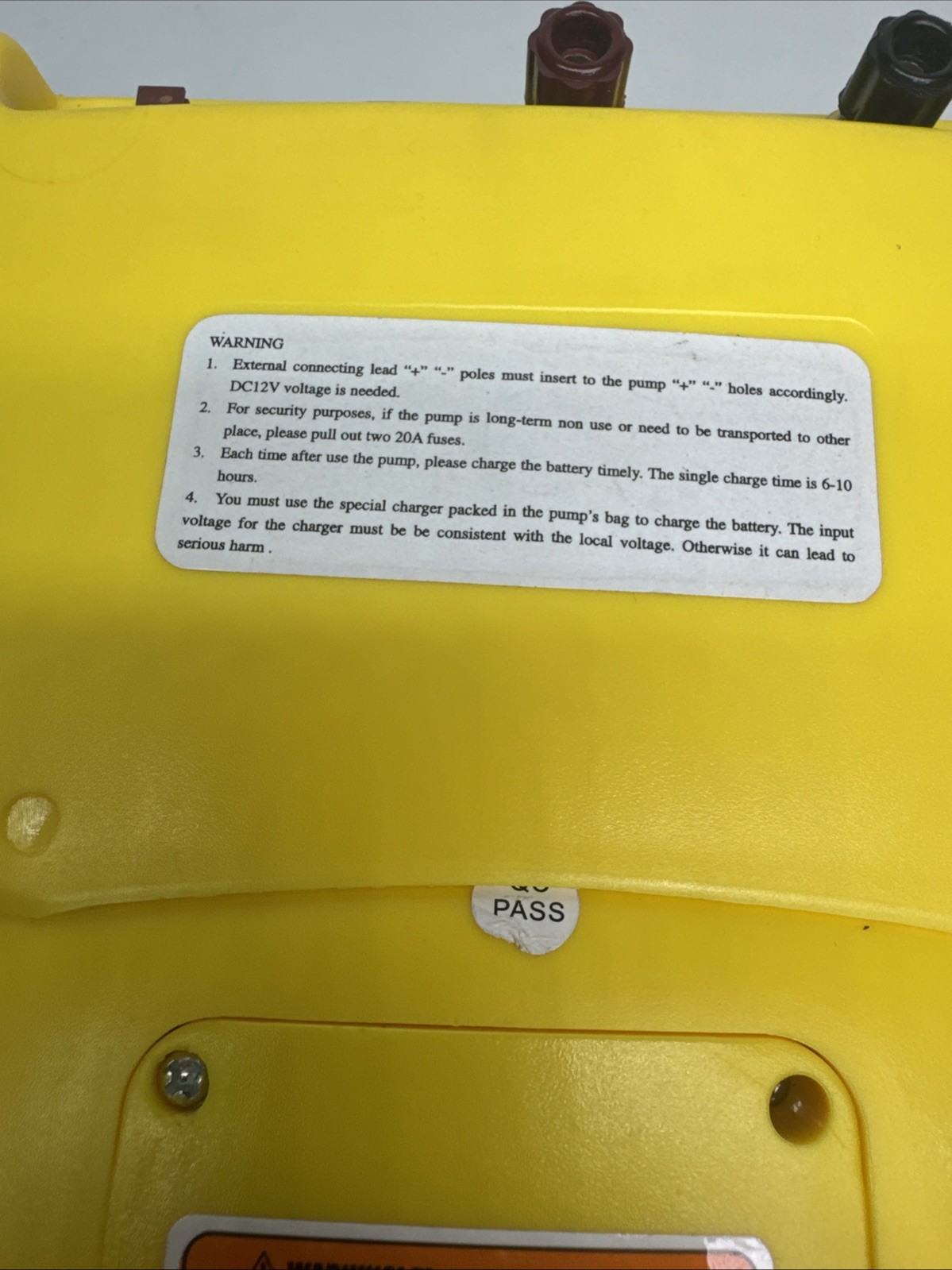 Inflatable Boat Electric Inflatable Pump High Pressure Inflatable Pump 12V-GP-80
