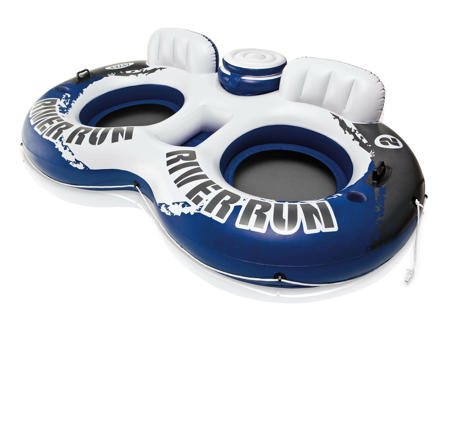 Intex River Run 2 Person Inflatable Tube Raft Float with Cooler (Open Box)