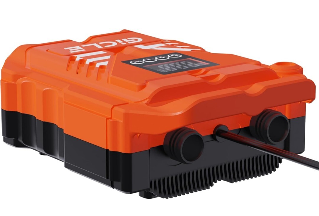 Paddle Board Pump with Auto-Off Function Dual Motor for 10.8ins .. Red in Color