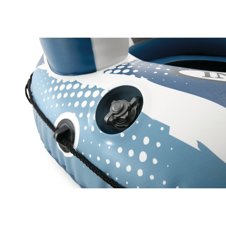 Intex RIVER RUN 1 LOUNGE Inflatable Water Float, 53” Diameter, Blue/White 🆕