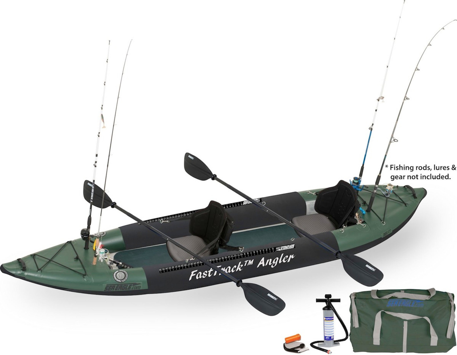 Sea Eagle 385fta Pro Angler Package Fast Track Inflatable Portable Fishing Kayak