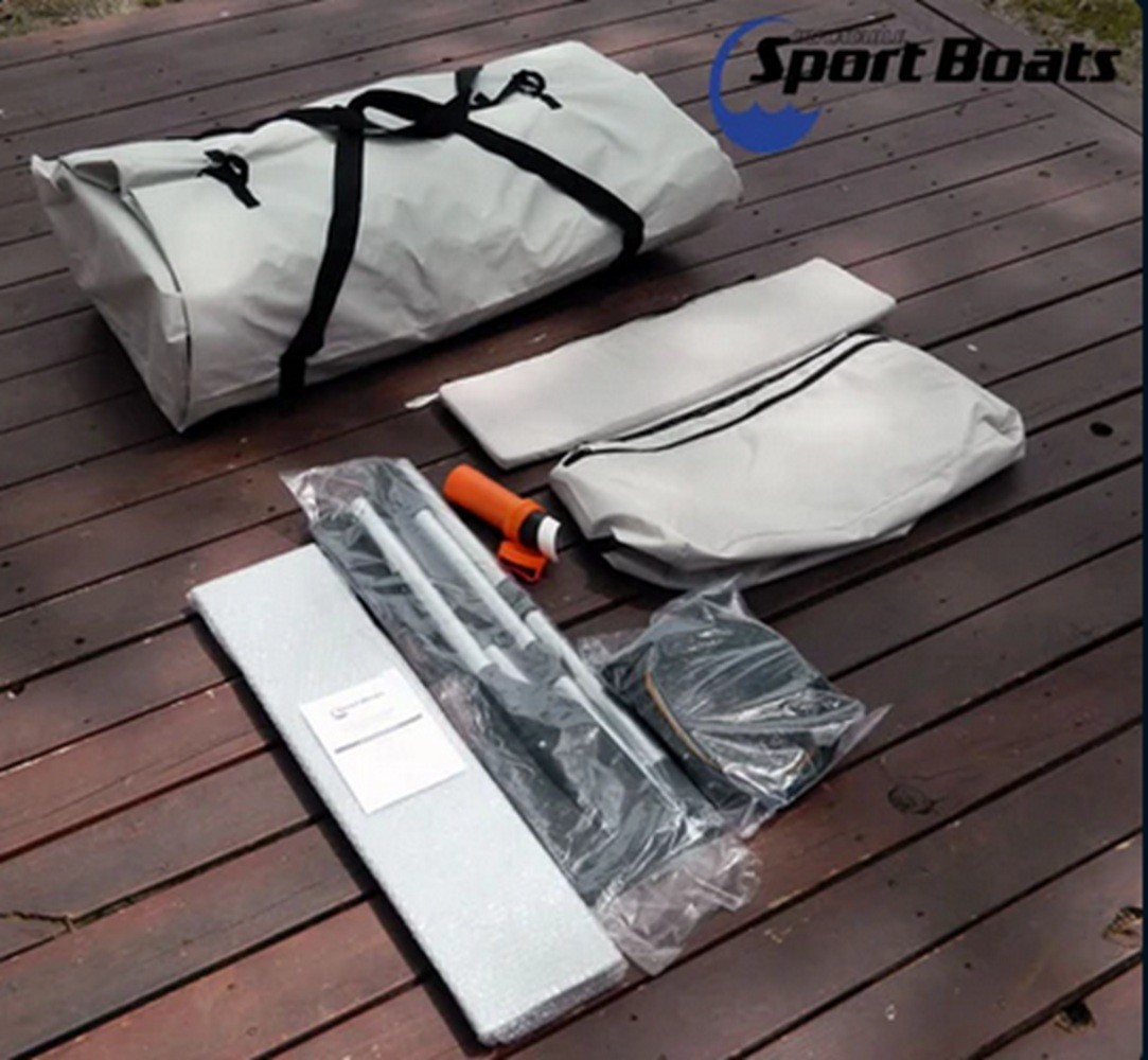 Island Hopper White Marlin 9.8′ Air Floor Inflatable Sport Boat