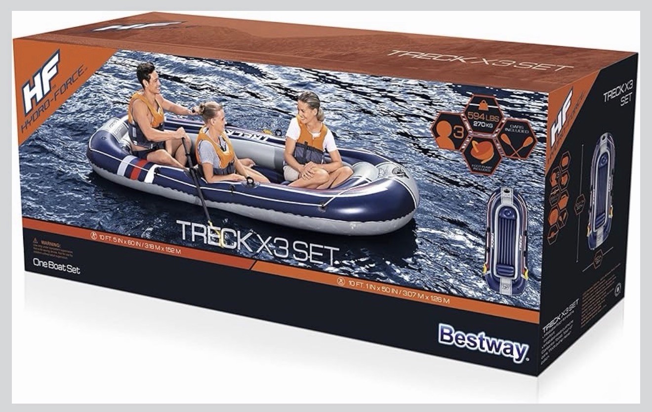 Bestway Hydro-Force Inflatable Raft Set | Inflatable Boat for Kids and Adults…