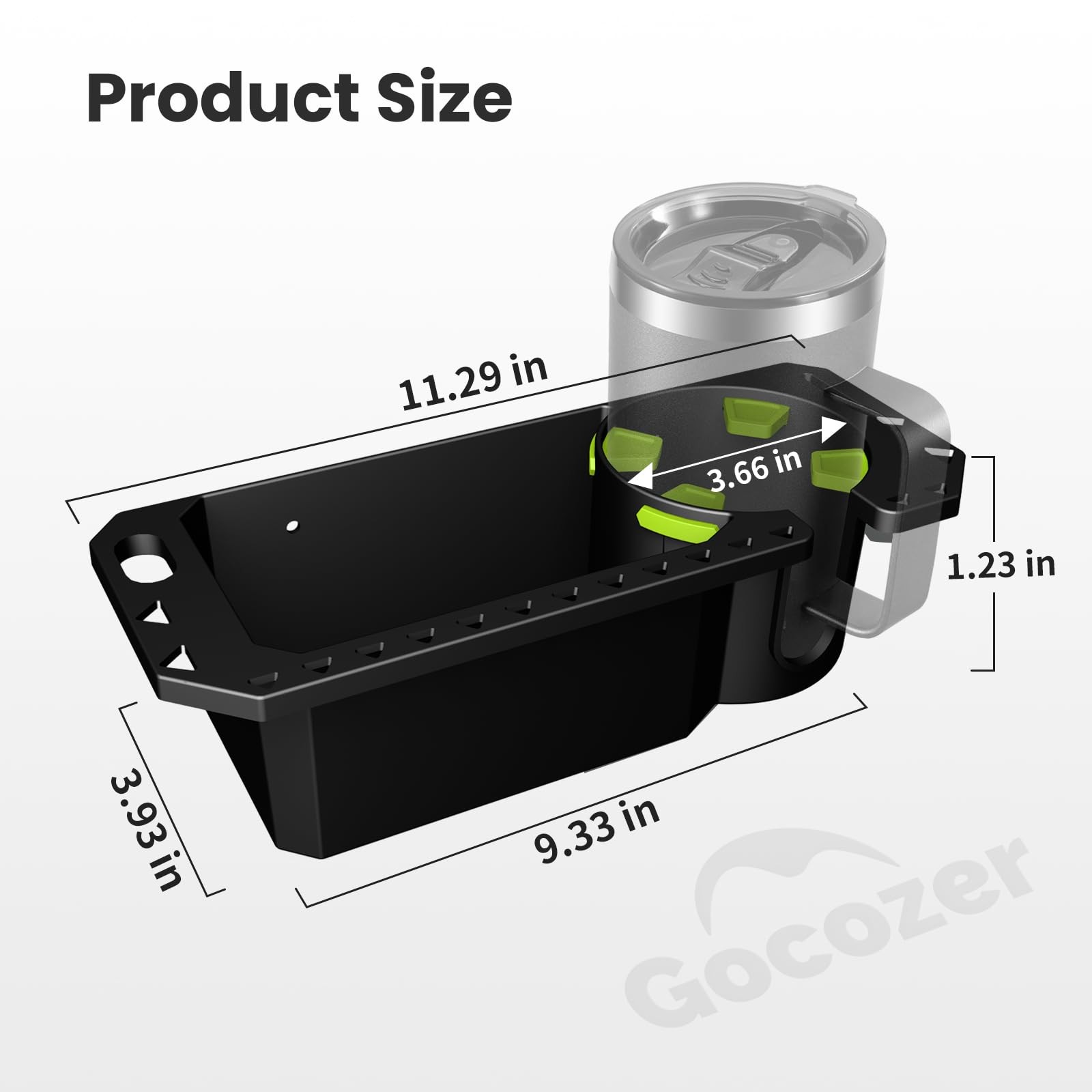 Gocozer Boat Cup Holder Rubber Tab Boat Accessories Boat Storage Organizer