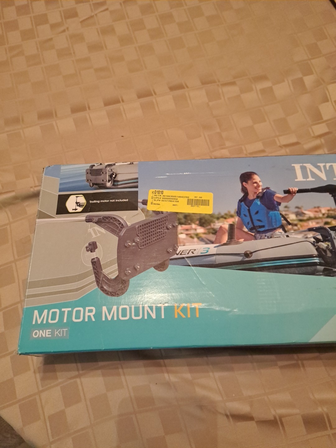 Intex Motor Mount Kit for Inflatable Boat/Raft with Mounting Capability 68624EP