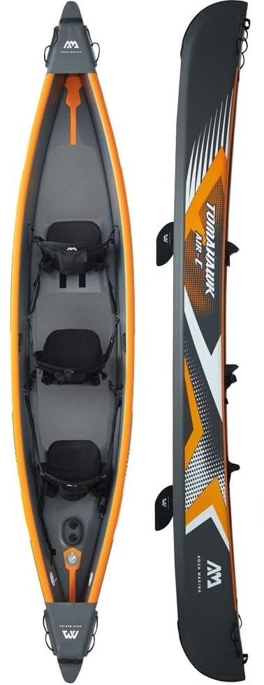 Inflatable Canoe – Aqua Marina Tomahawk AIR-C 15’8″ 3-person canoe