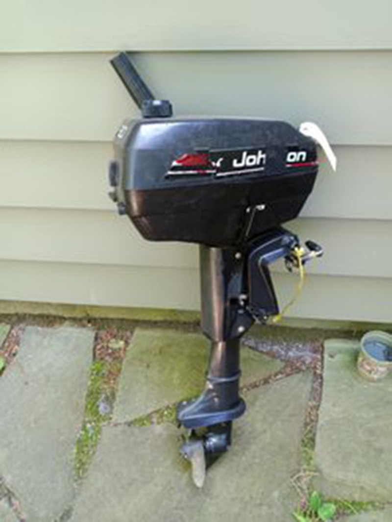 Achilles inflatable dinghy boat with 3HP Johnson Outboard
