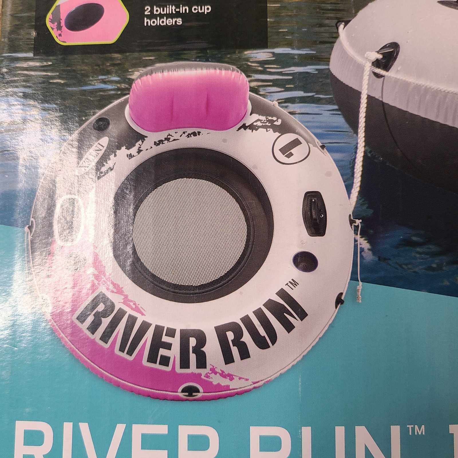 Intex River Run I Lounge 53 inch Inflatable Water Float – Pink