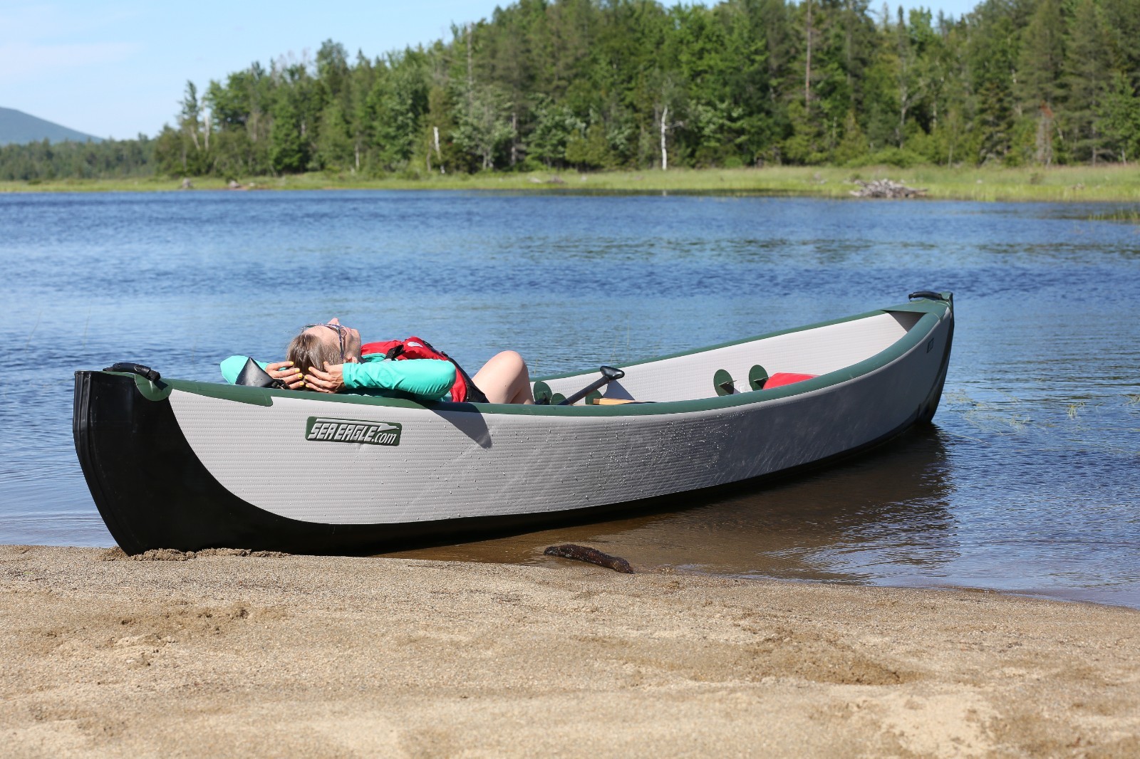 Sea Eagle Inflatable Travel Canoe 16ft 2-Person Package – FREE S&H, 3 Yr Warrant