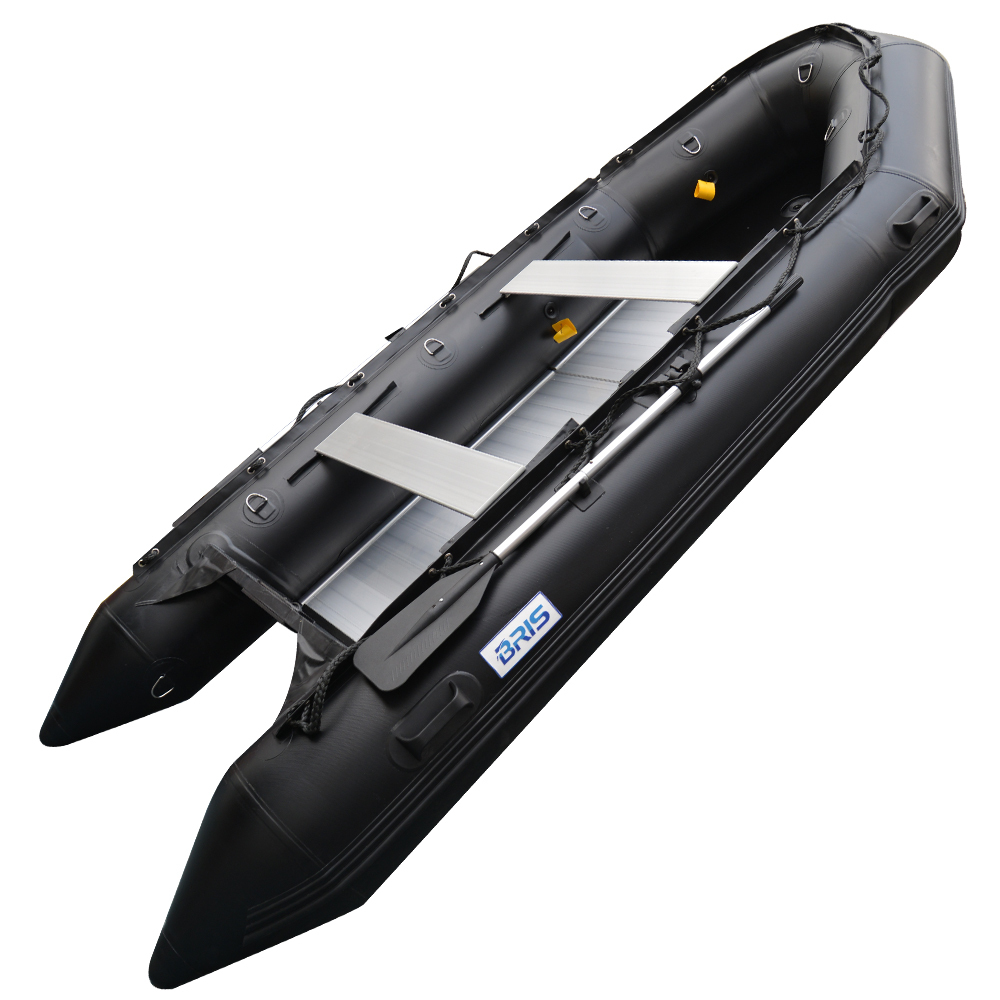 BRIS 1.2mm PVC 12.5 ft Inflatable Boat Inflatable Rescue & Dive Boat Raft