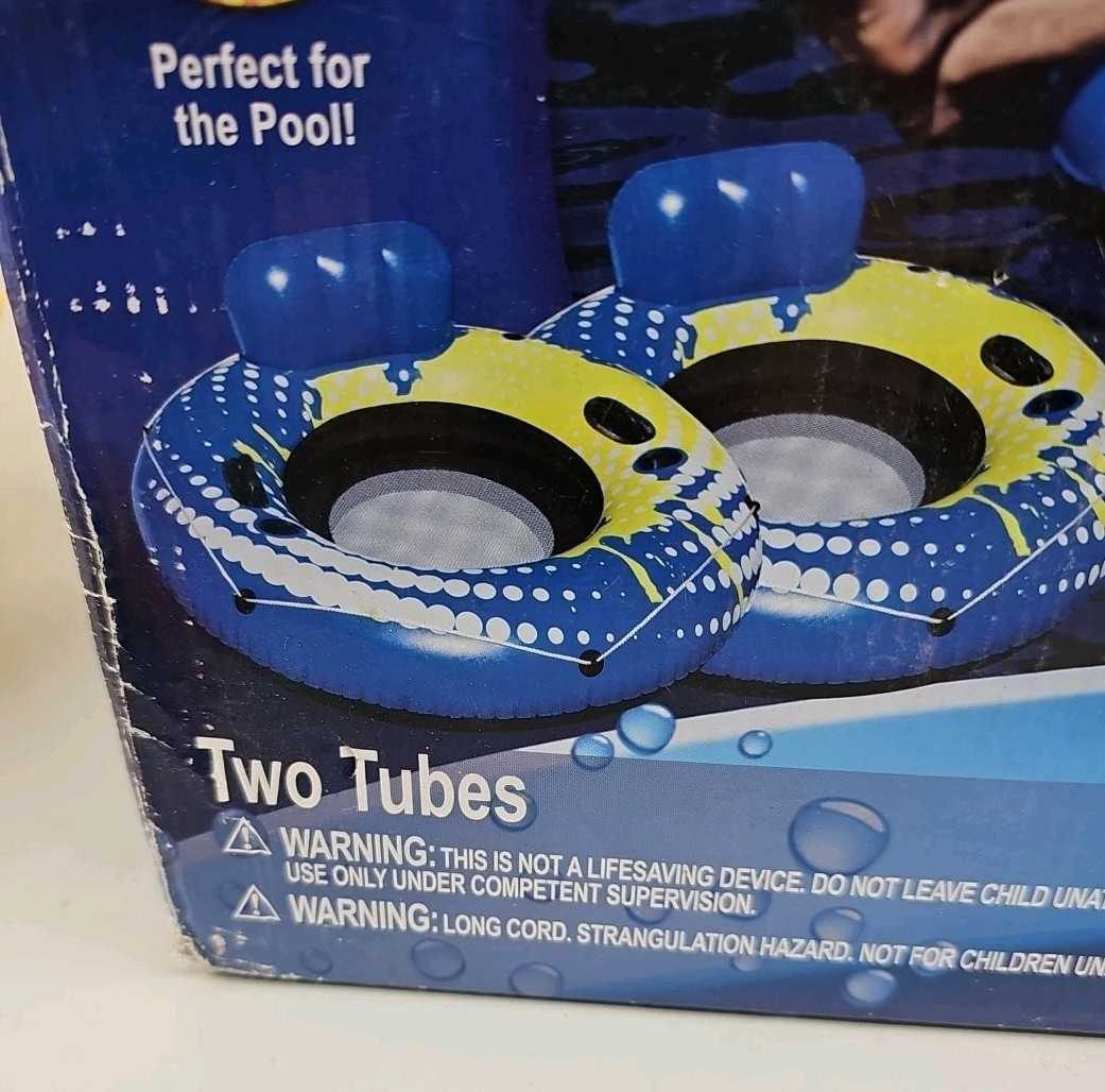 TWO 2 Bestway Rapid Rider Swimming Pool Ocean & Lake Tube Float