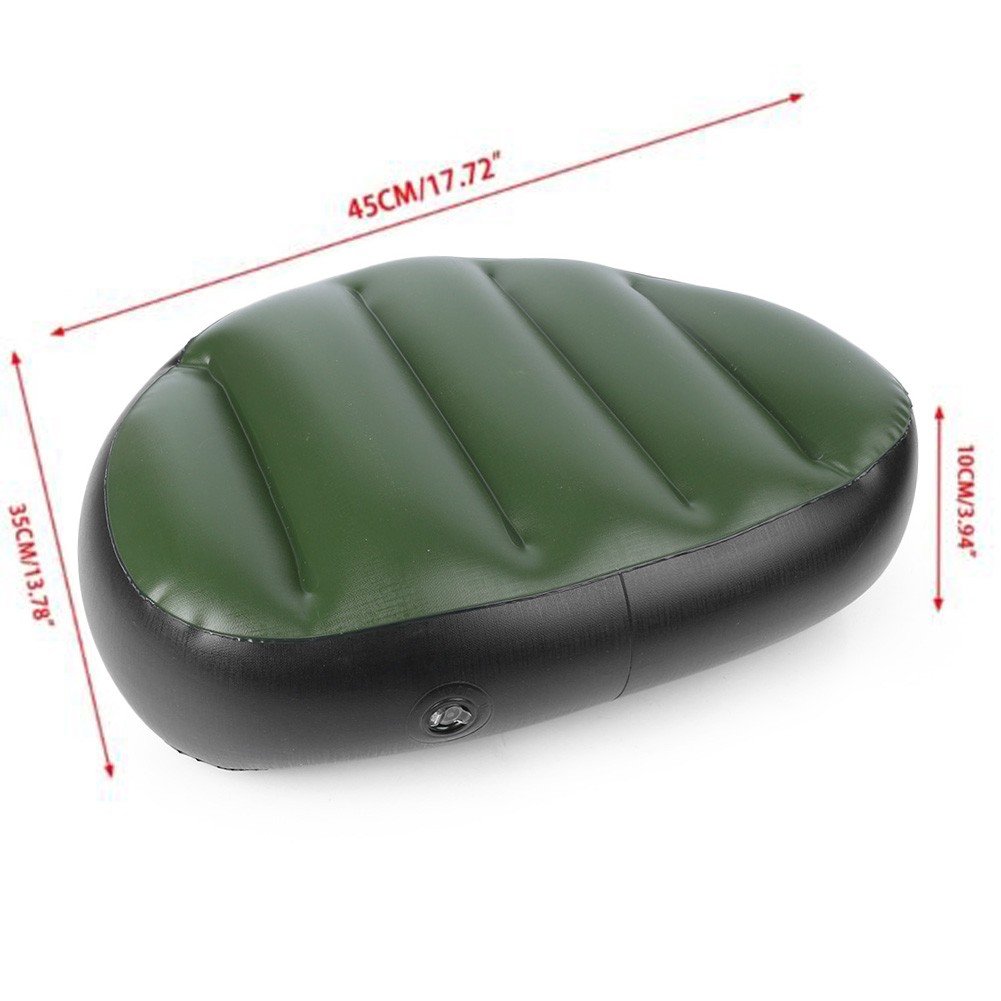 Inflatable Seat Cushion Fishing Boat Kayak Rowing Air Cushion Mat Watersports