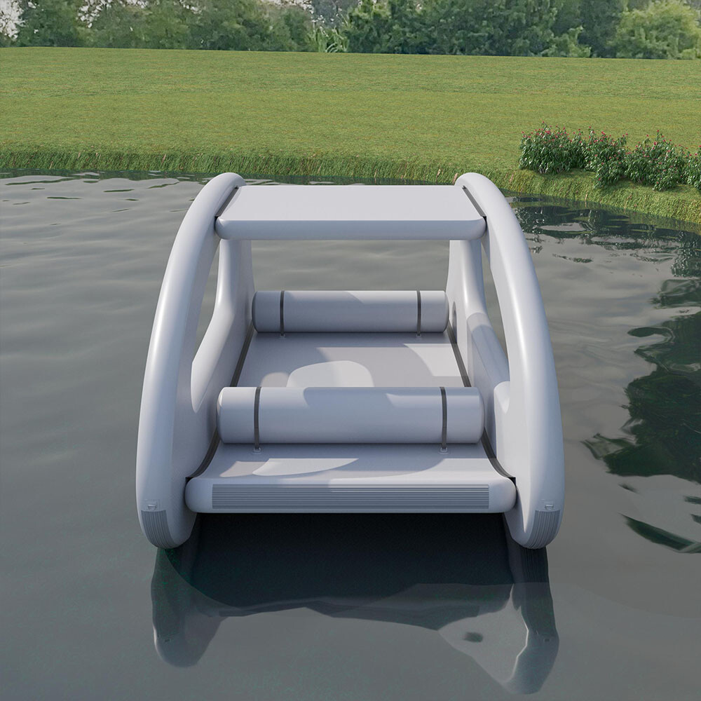 Hot Inflatable Electric Boat Inflatable House Boat For Ocean Lake Water play