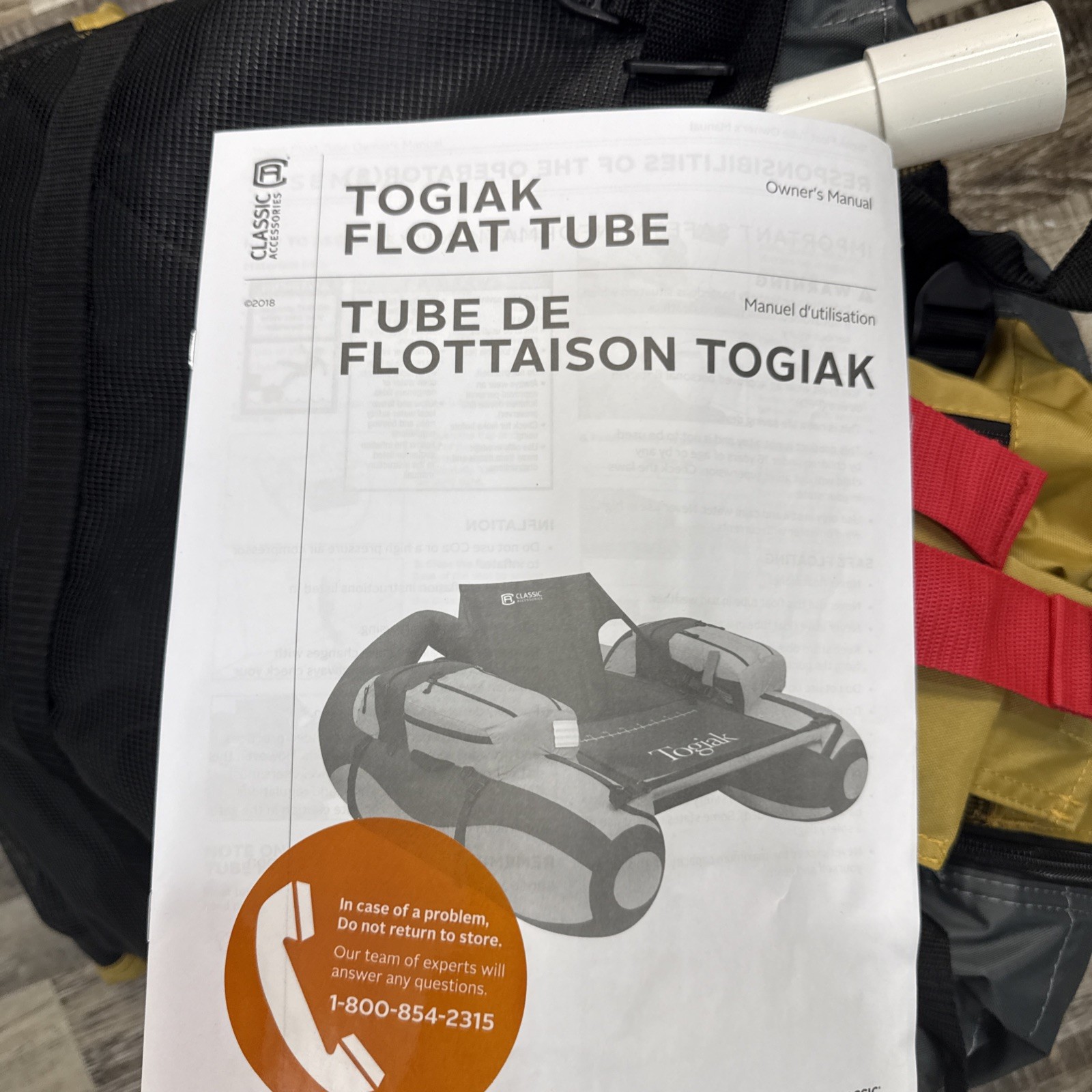 Togiak Float Tube for Fly Fishing Personal Belly Boat Inflatable River Pontoon