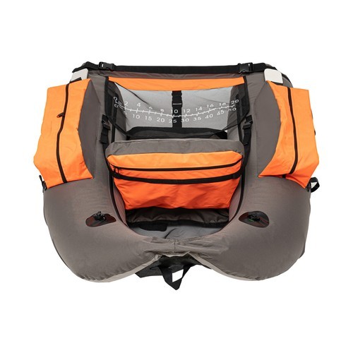 Portable Inflatable Fishing Boat Raft,Backrest Adjustable Angle, Blow Up Boat