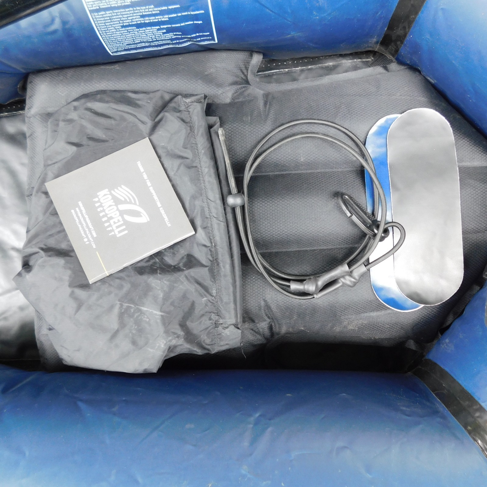 Kokopelli Hornet-Lite Packraft Inflatable Kayak w/ 4 pc Alpine Lake Fiber Paddle