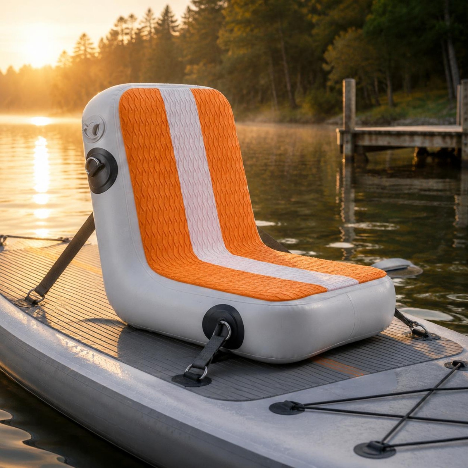 Paddle Board Seat Pad Thickened Inflatable Kayak Seat Easy to Install