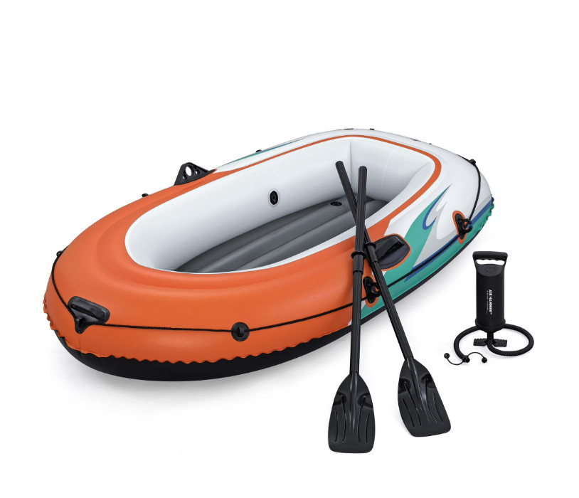 Ozark Trail 2-Person Inflatable Recreational Raft Set 6’5″ x 40″