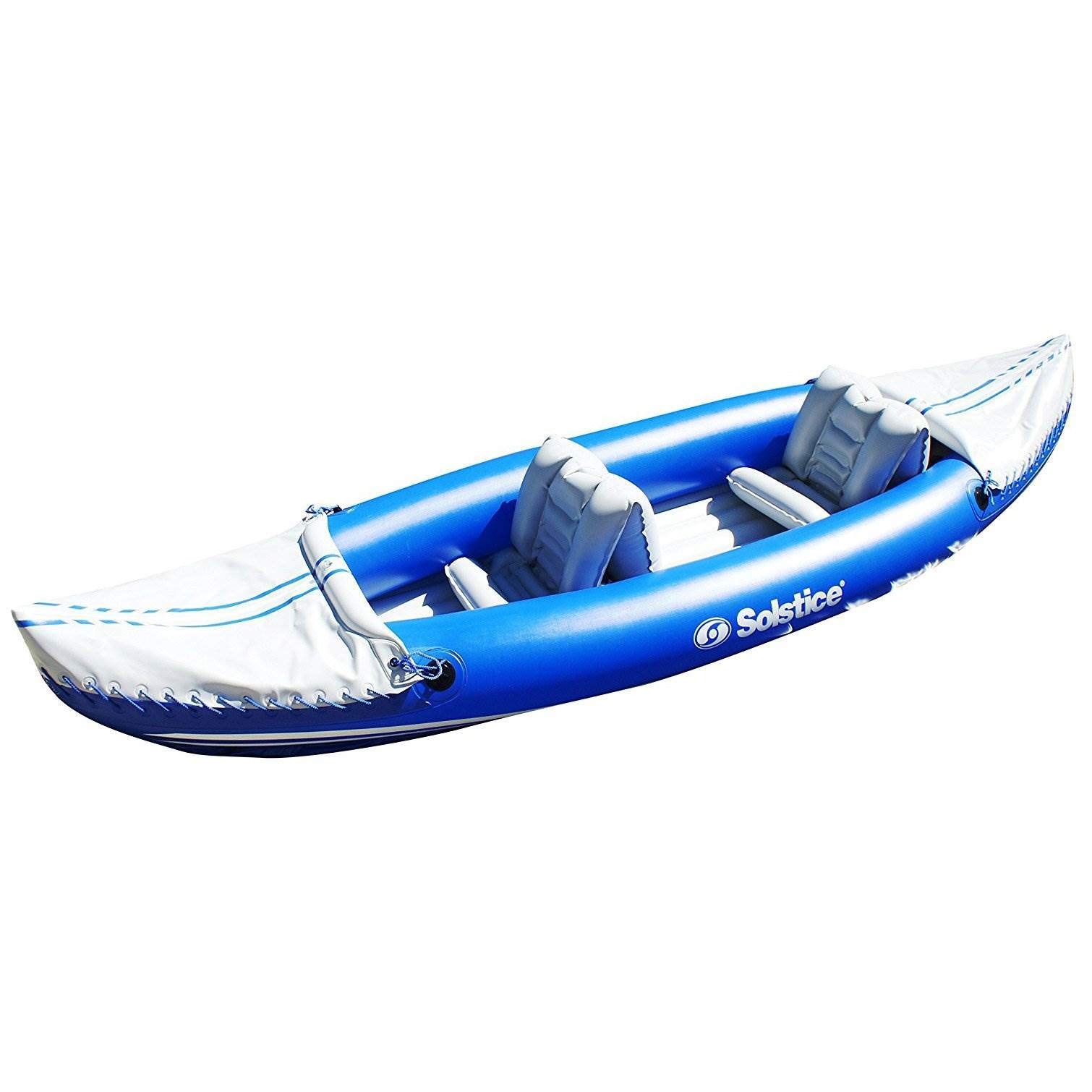 SOLSTICE Rogue 1 to 2 Person Inflatable Fishing Kayak Boat for Adults & Kids 10′