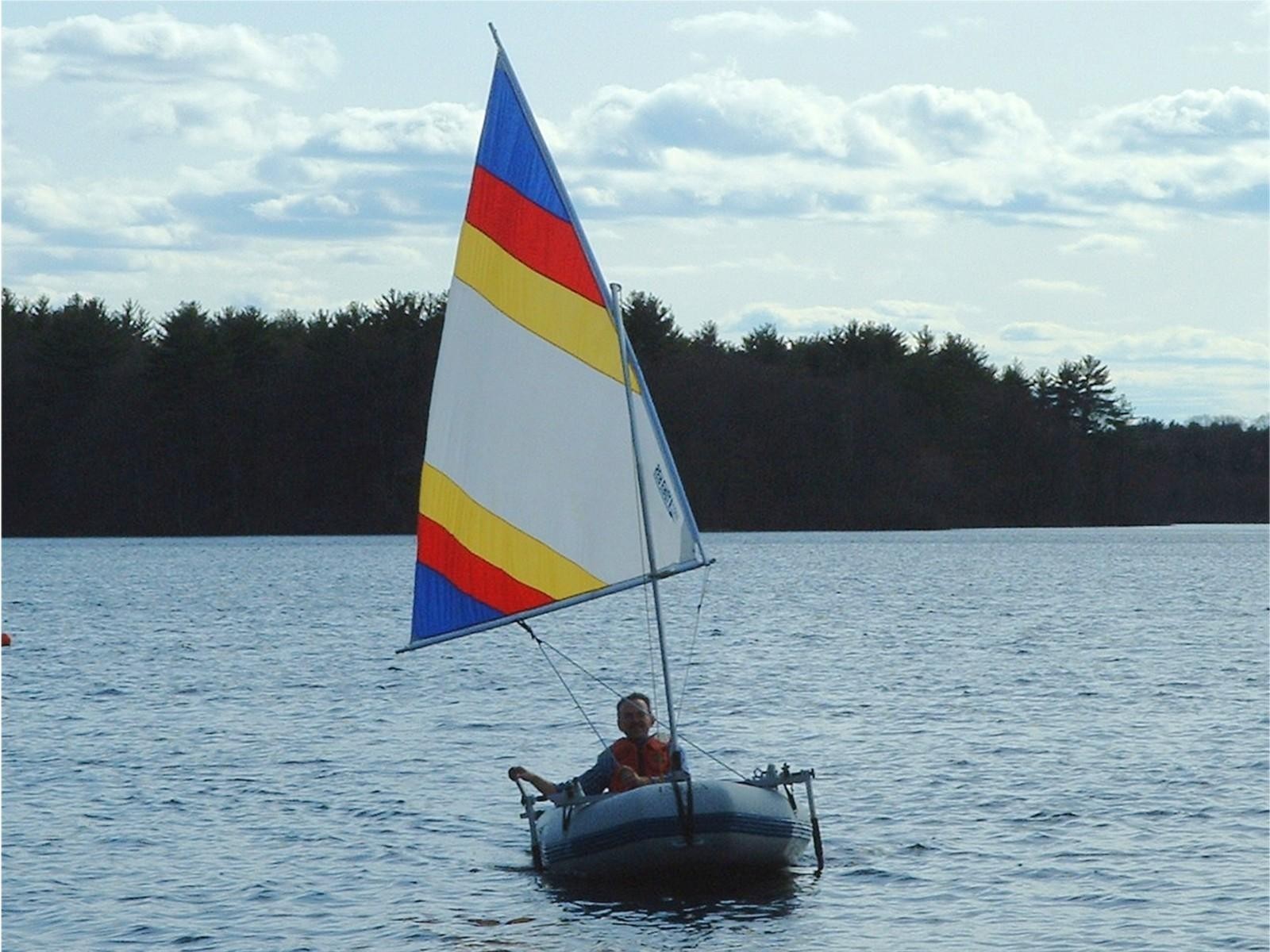 Sail kit for Intex Seahawk II or Mariner 3 Inflatable Boats, Rafts. Compact!