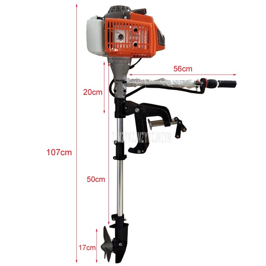 Boat Gasoline Oil Engine 4 Stroke 2HP 4HP Outboard Motor for Boat 2 Stroke