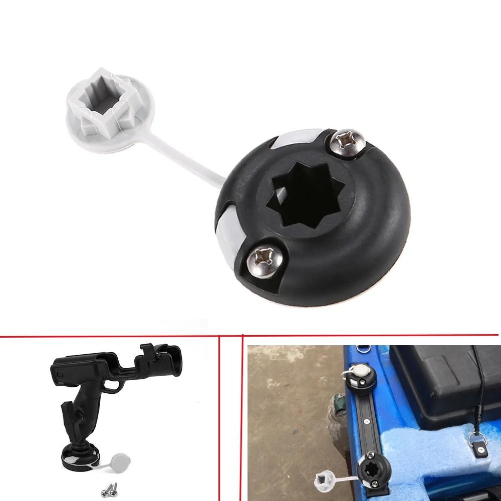 Durable Nylon Canoe Kayak Star Mount Base Inflatable Boat Sea Fishing Rod Holder