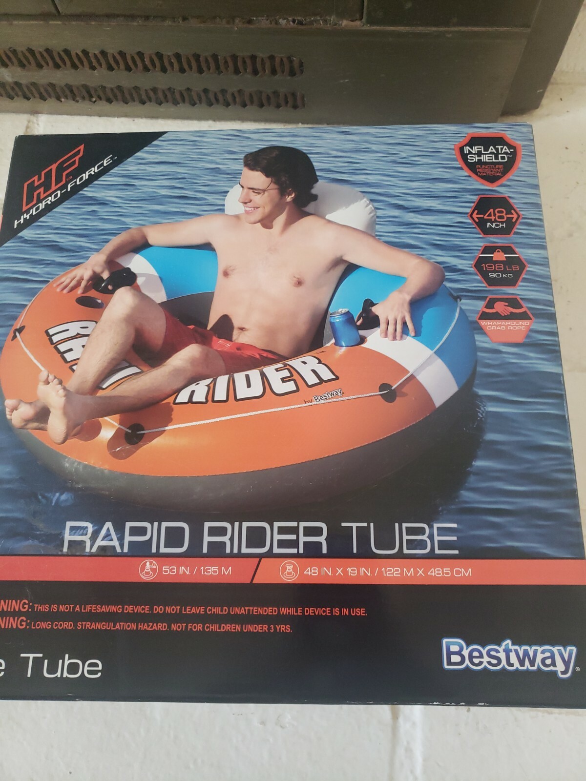 Bestway float tube Rapid Rider 43116E Inflatable – Orange hydro force tubing