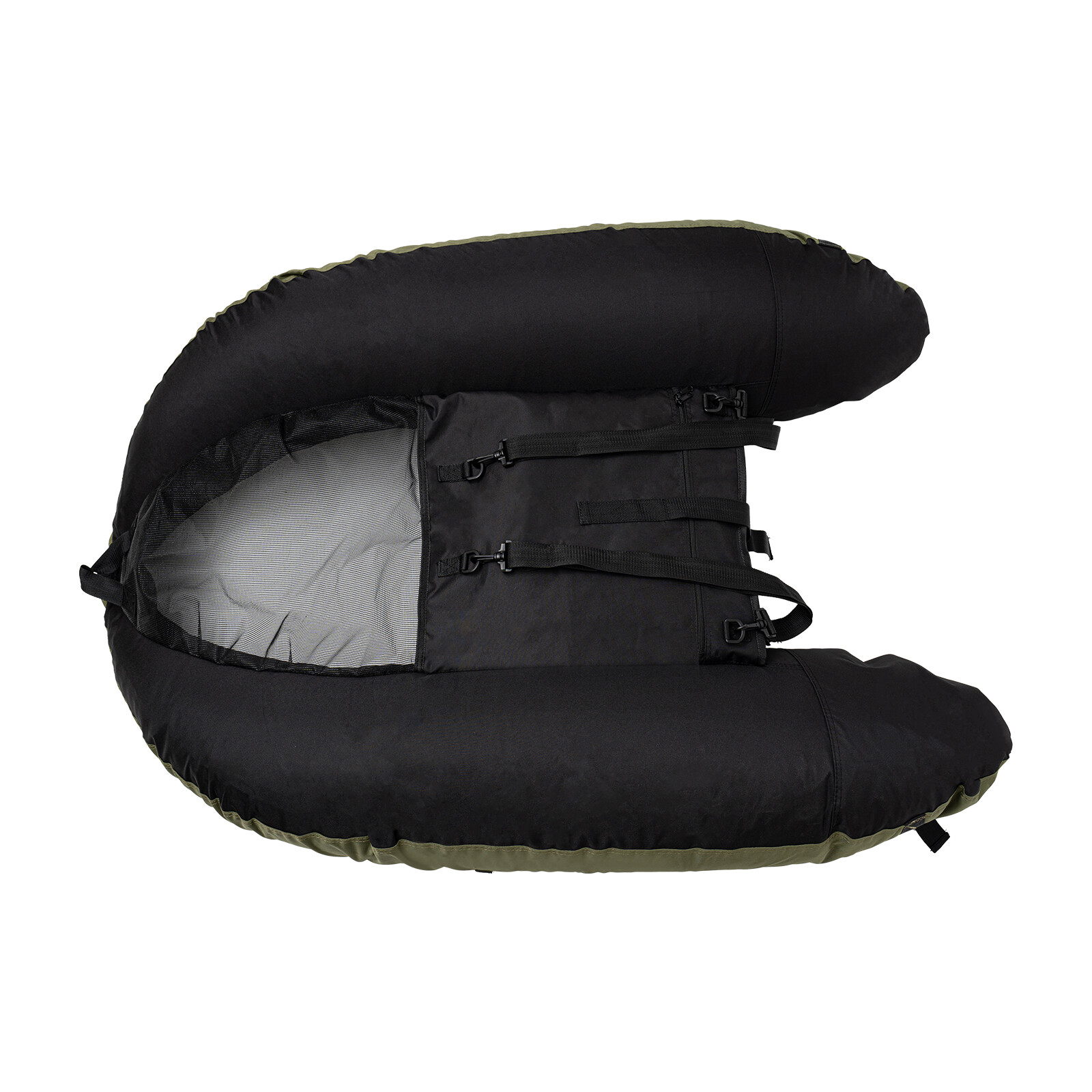 Inflatable Boat-Lightweight, Portable 1 Person Fishing Boat with Hand Air Pump