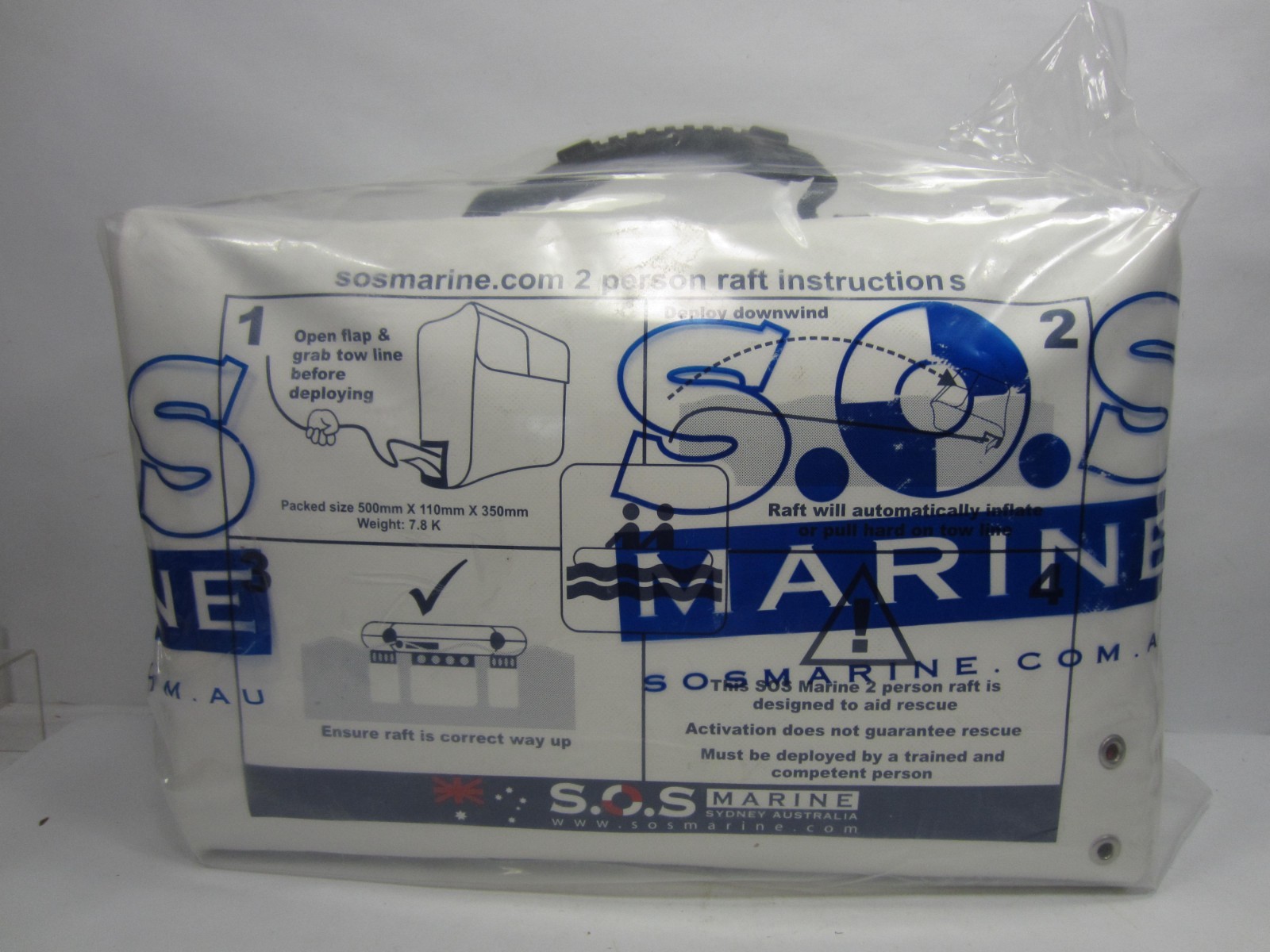 2019 SOS Marine 2 Person Life Raft Unused