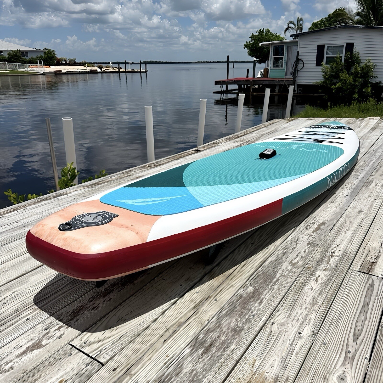 Nautica Adventure 10’6” Inflatable SUP Paddle Board | 33” Wide 325lb w/ Pump