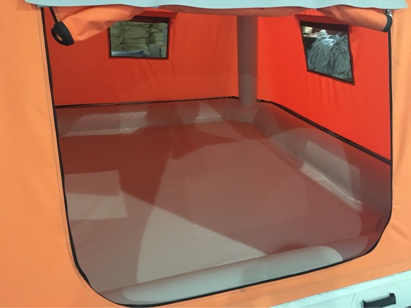 Inflatable Floating PVC Shoal Family Camping Water Raft Tent AS SEEN ONLINE